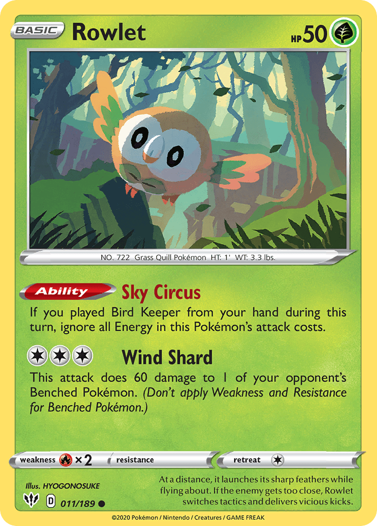 Rowlet: Darkness Ablaze