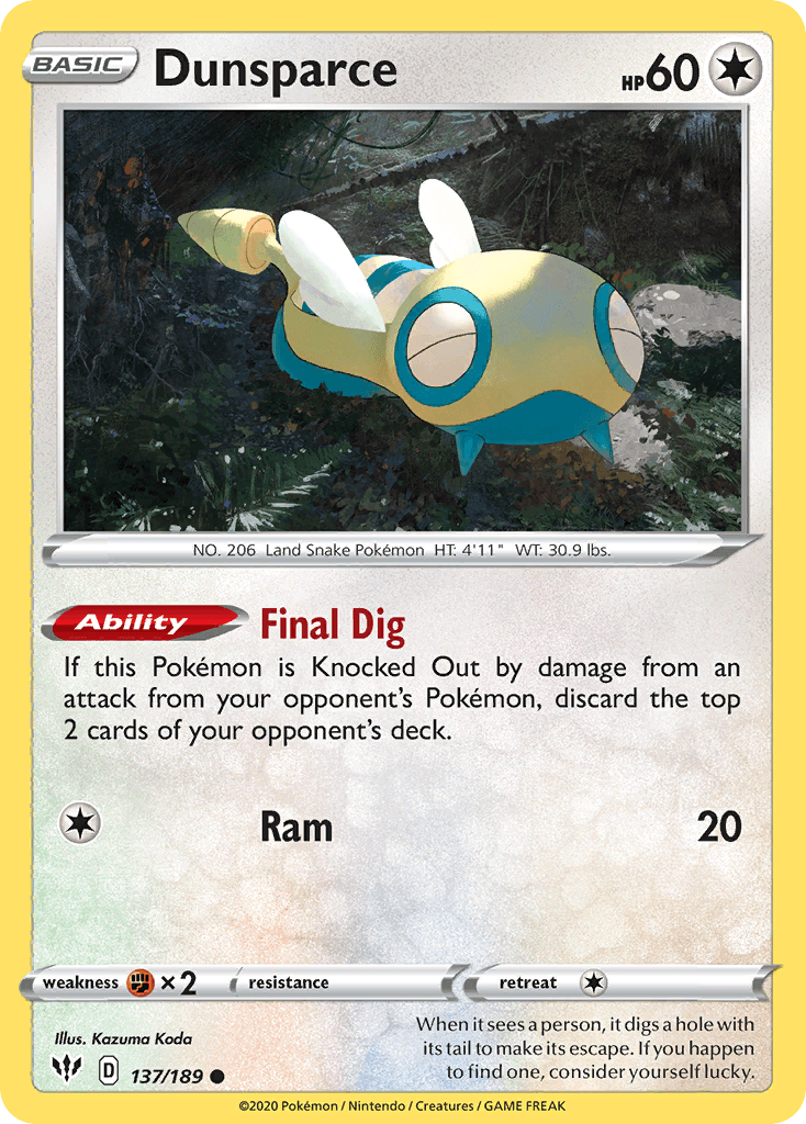 Dunsparce: Darkness Ablaze