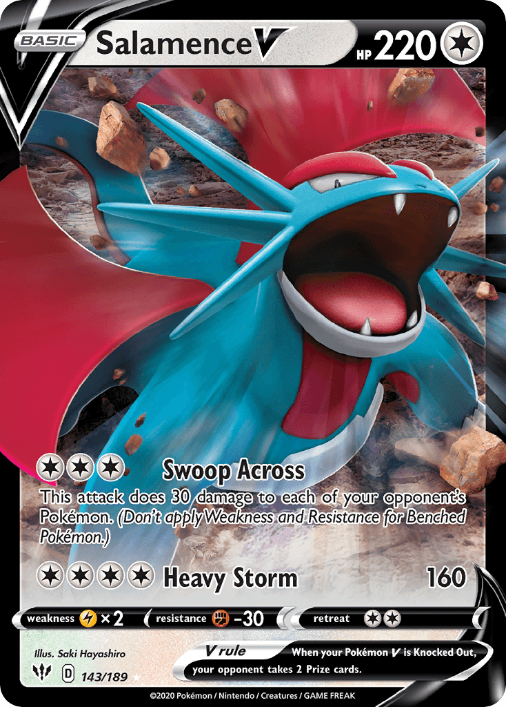 Salamence V: Darkness Ablaze
