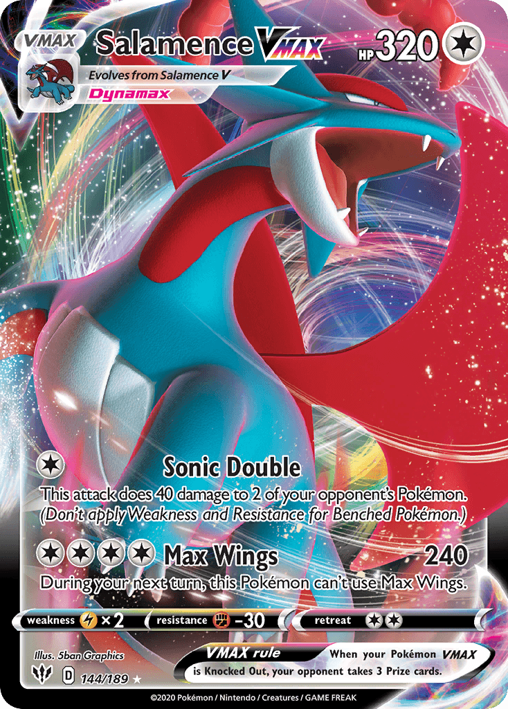 Salamence VMAX: Darkness Ablaze