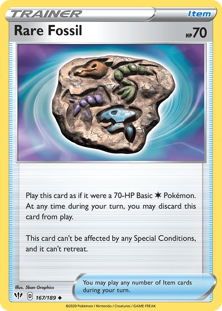 Rare Fossil: Darkness Ablaze
