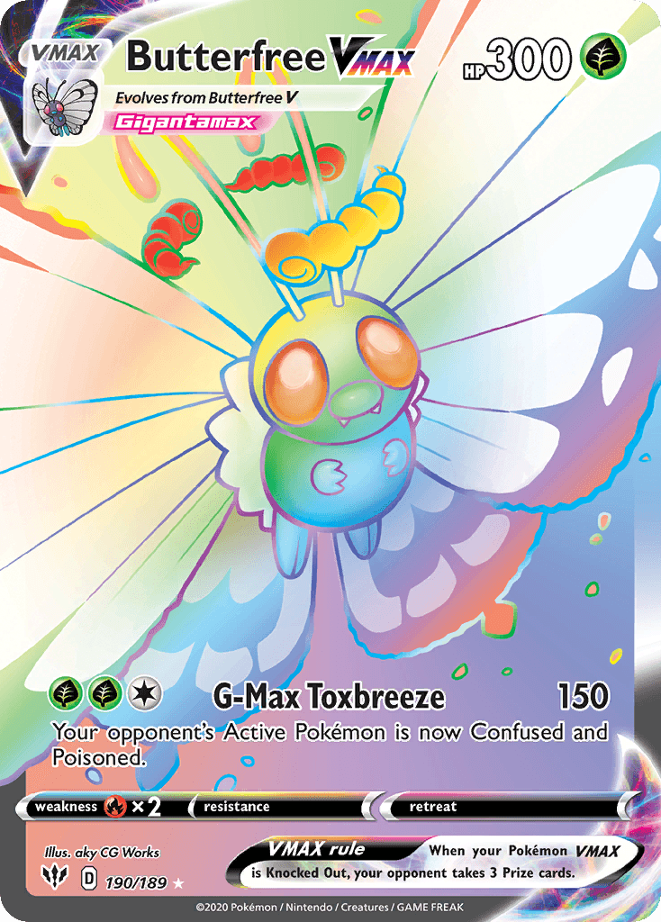 Butterfree VMAX: Darkness Ablaze