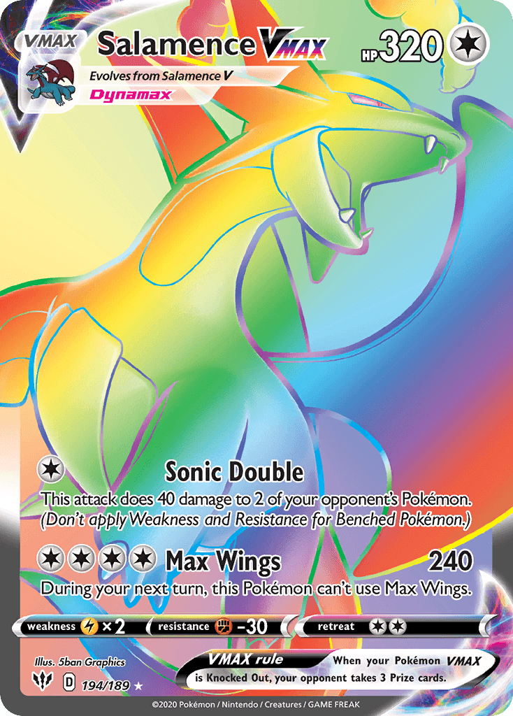 Salamence VMAX: Darkness Ablaze