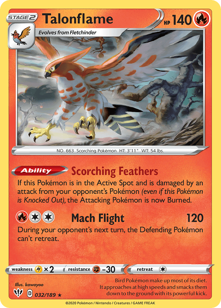 Talonflame: Darkness Ablaze
