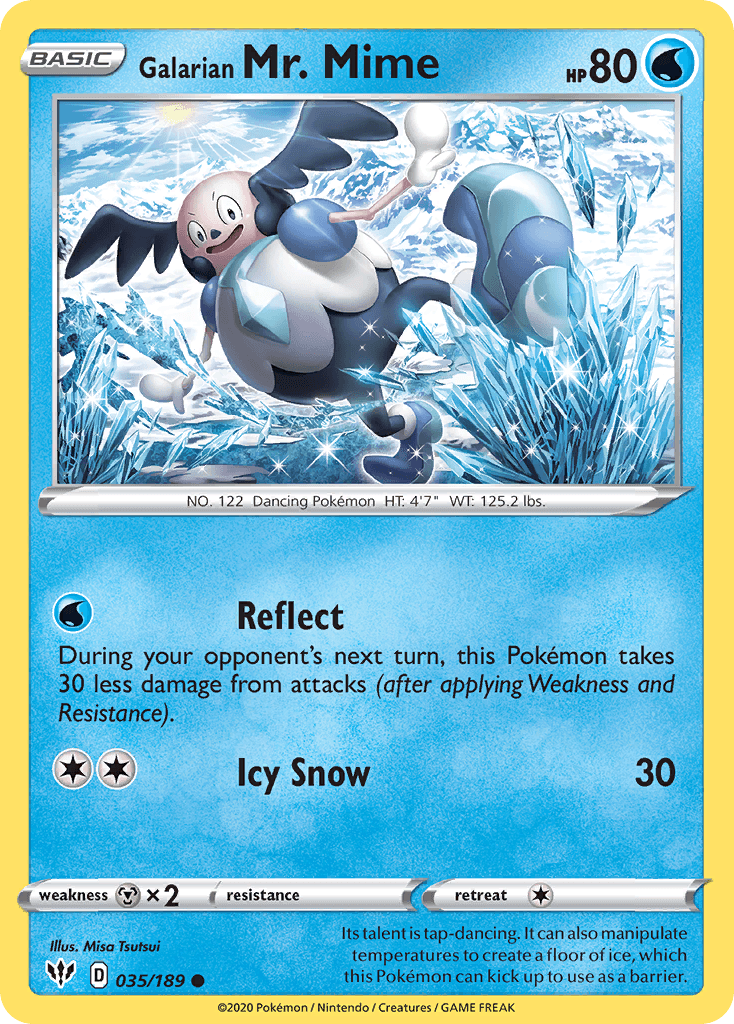Galarian Mr. Mime: Darkness Ablaze