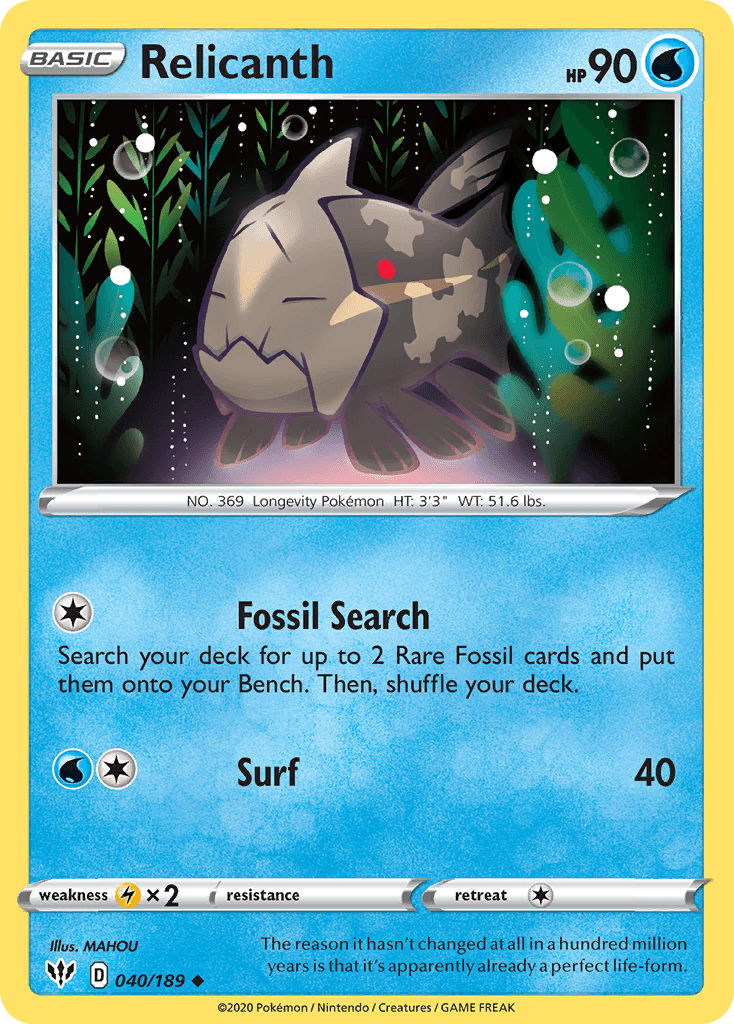 Relicanth: Darkness Ablaze