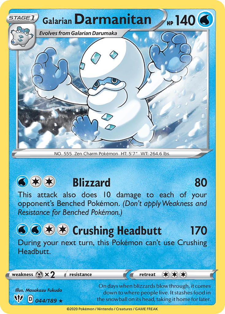 Galarian Darmanitan: Darkness Ablaze