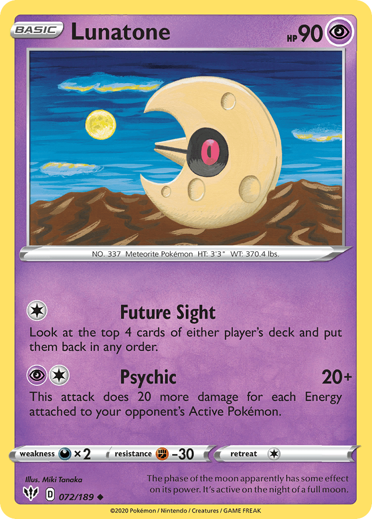Lunatone: Darkness Ablaze