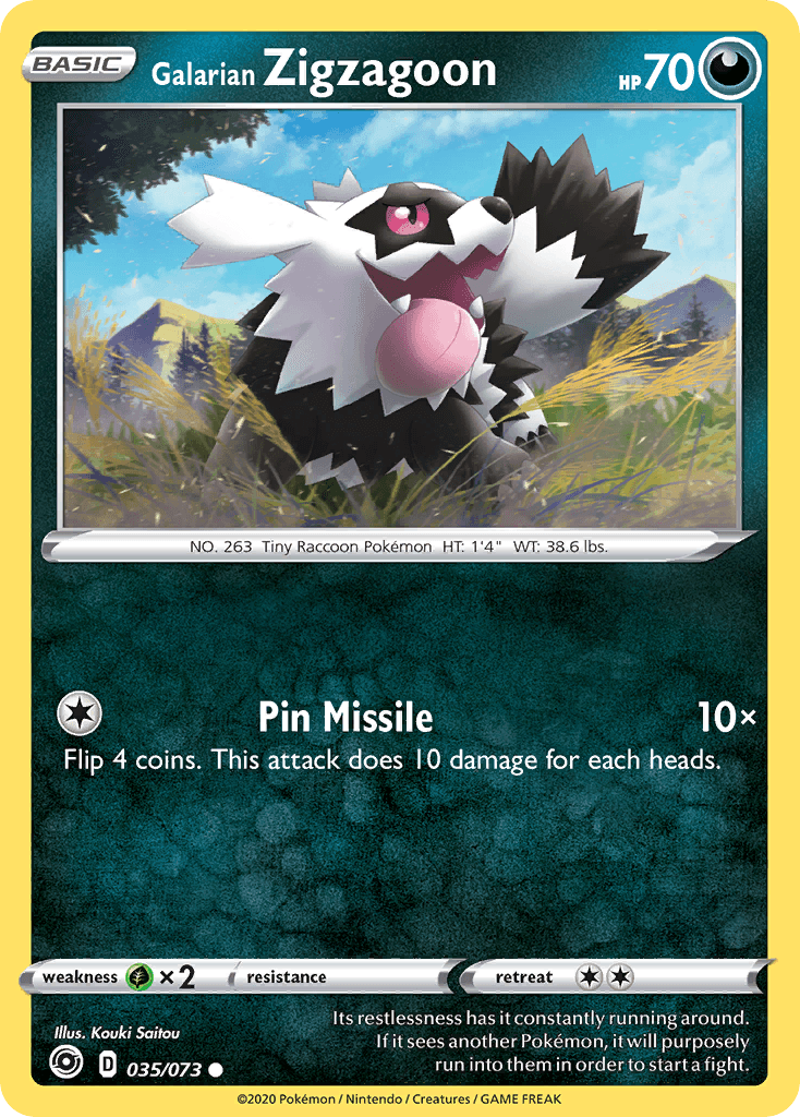 Galarian Zigzagoon: Champion's Path