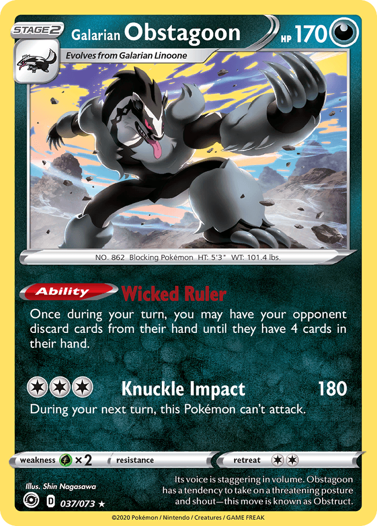 Galarian Obstagoon: Champion's Path