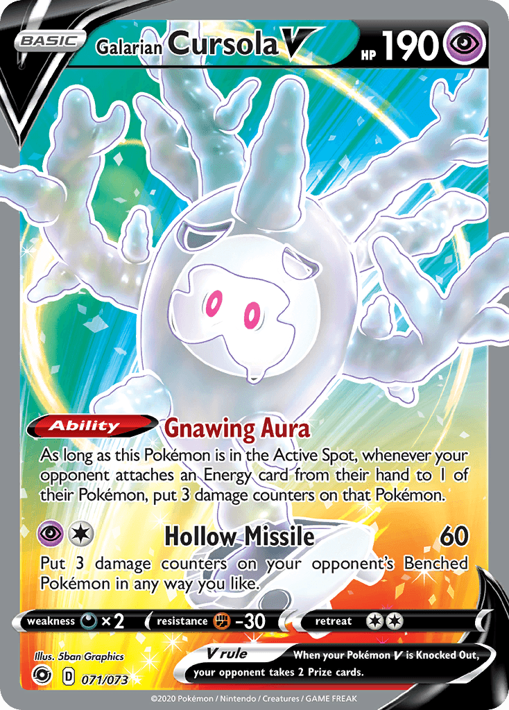 Galarian Cursola V: Champion's Path
