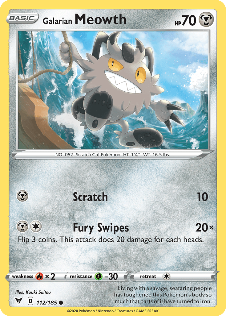Galarian Meowth: Vivid Voltage
