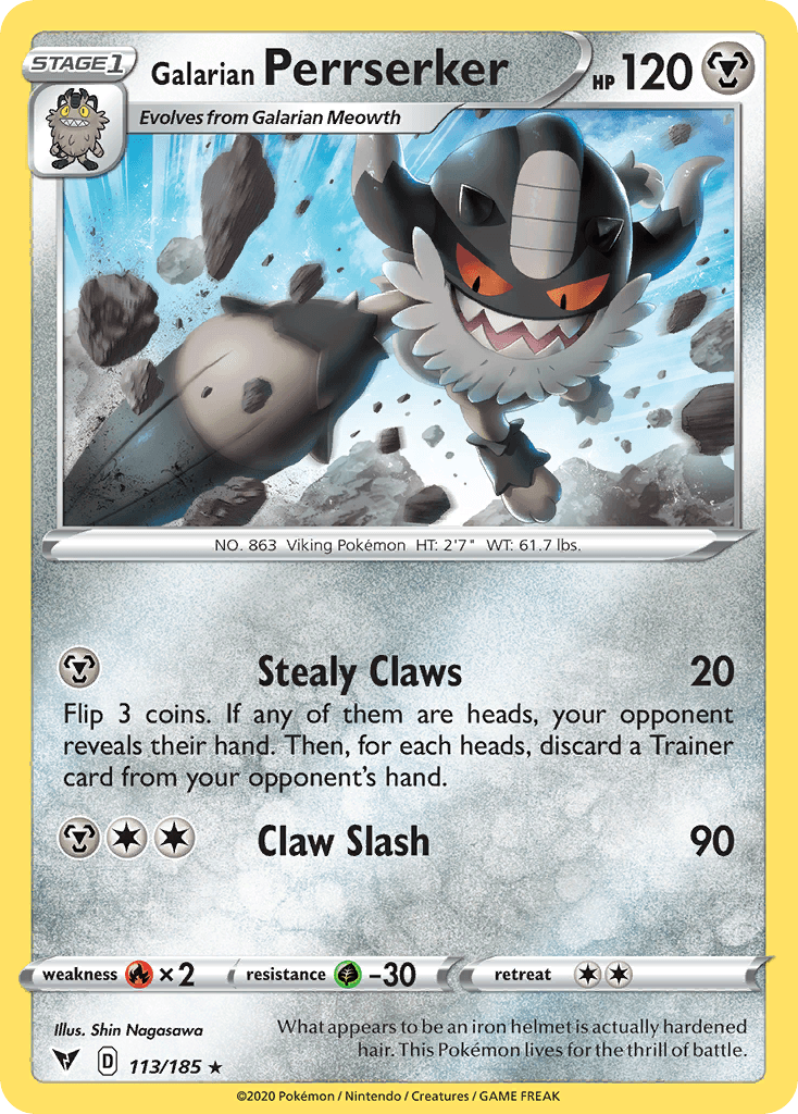 Galarian Perrserker: Vivid Voltage