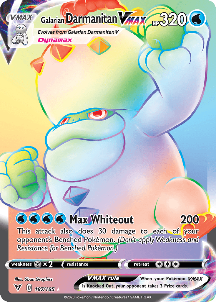Galarian Darmanitan VMAX: Vivid Voltage