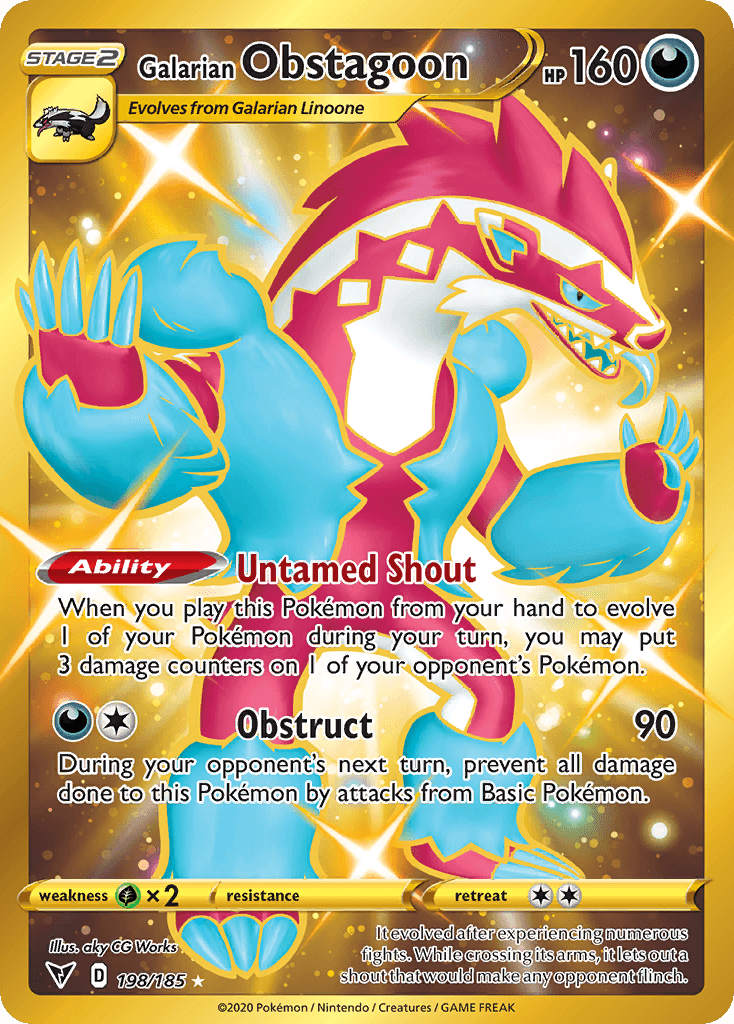 Galarian Obstagoon: Vivid Voltage