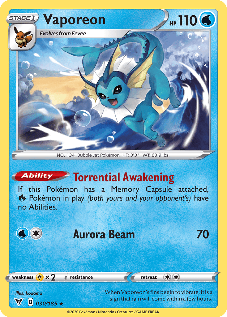 Vaporeon: Vivid Voltage