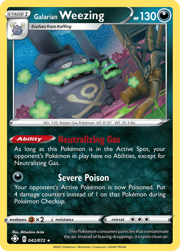 Galarian Weezing: Shining Fates