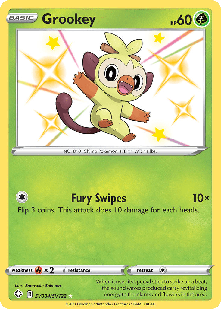 Grookey: Shining Fates Shiny Vault
