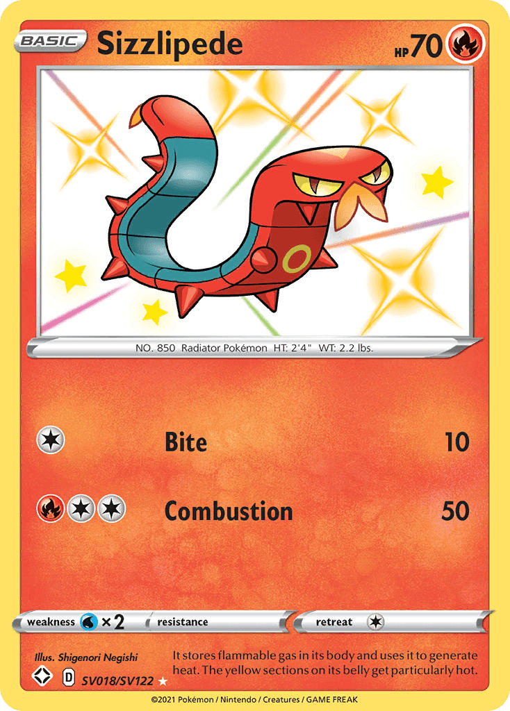 Sizzlipede: Shining Fates Shiny Vault