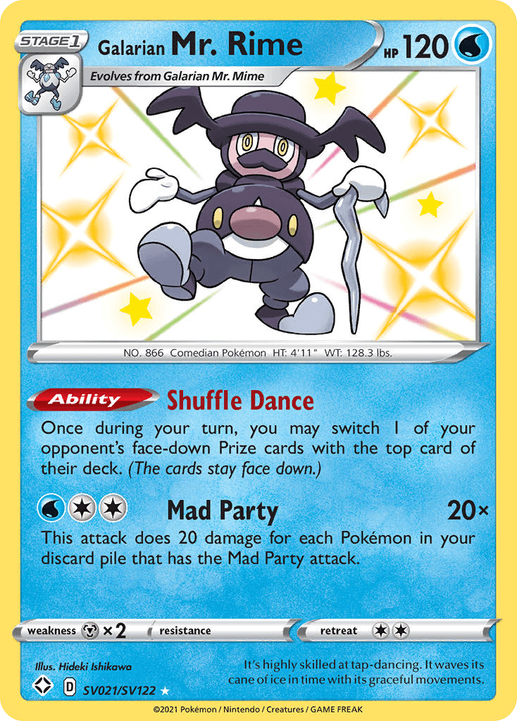Galarian Mr. Rime: Shining Fates Shiny Vault