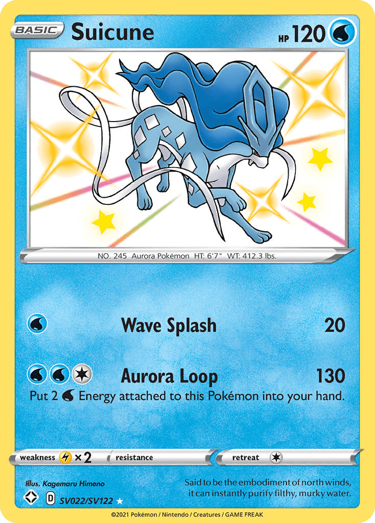 Suicune: Shining Fates Shiny Vault