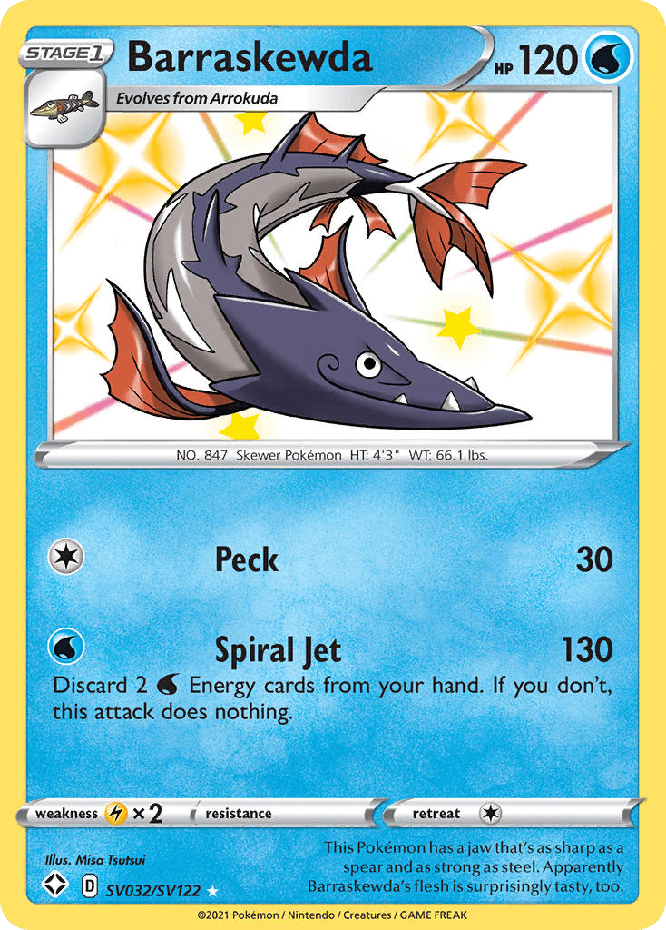 Barraskewda: Shining Fates Shiny Vault