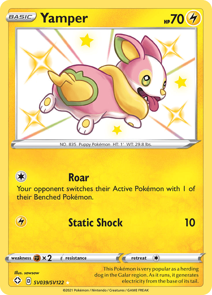 Yamper: Shining Fates Shiny Vault