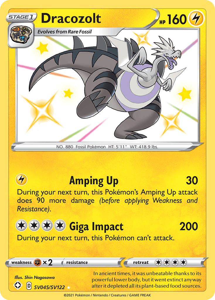 Dracozolt: Shining Fates Shiny Vault
