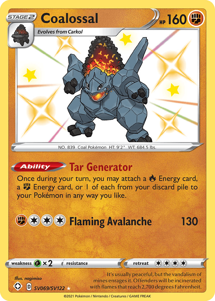Coalossal: Shining Fates Shiny Vault