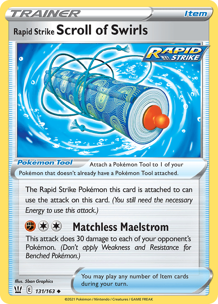 Rapid Strike Scroll of Swirls: Battle Styles