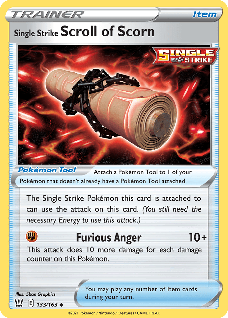 Single Strike Scroll of Scorn: Battle Styles