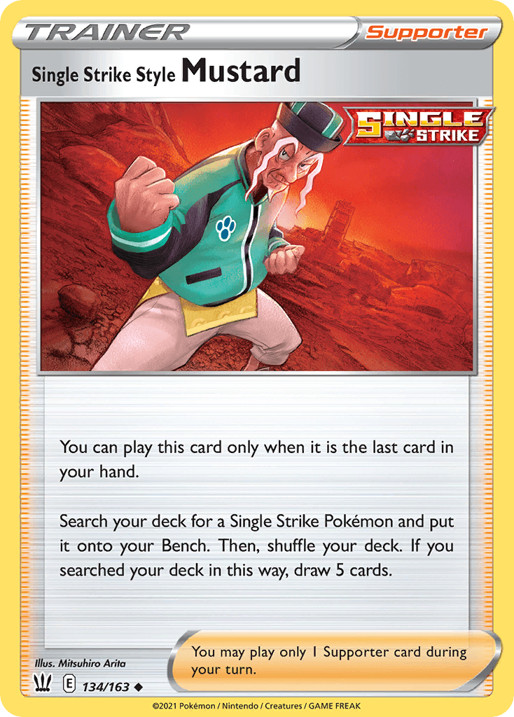 Single Strike Style Mustard: Battle Styles