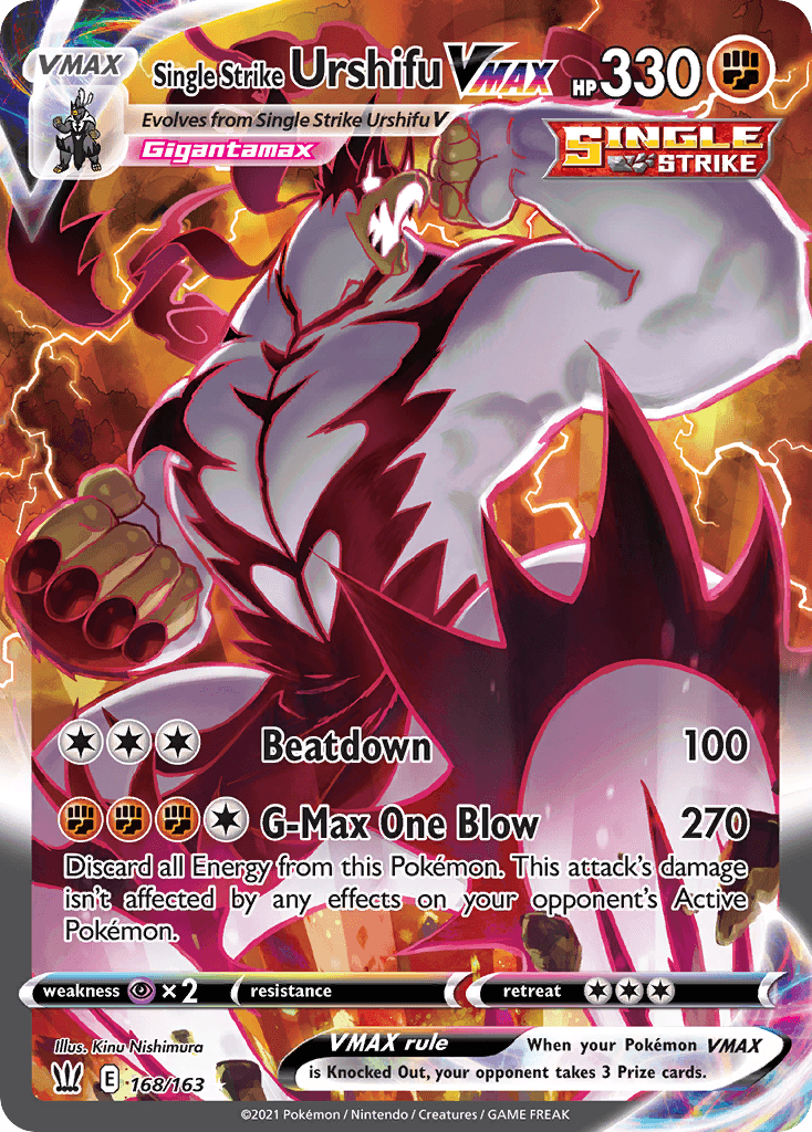 Single Strike Urshifu VMAX: Battle Styles