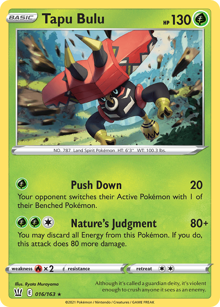 Tapu Bulu: Battle Styles
