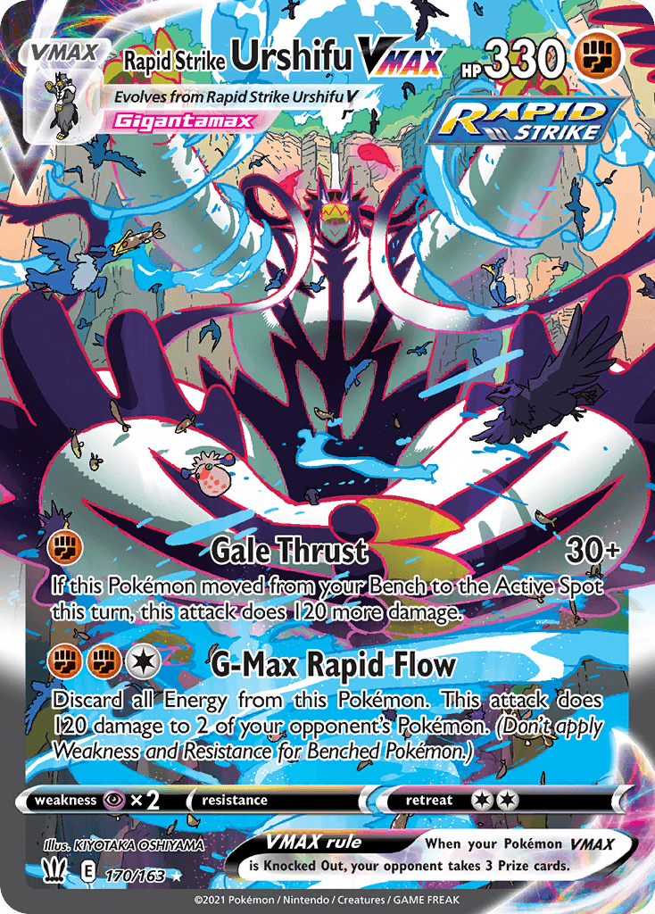 Rapid Strike Urshifu VMAX: Battle Styles