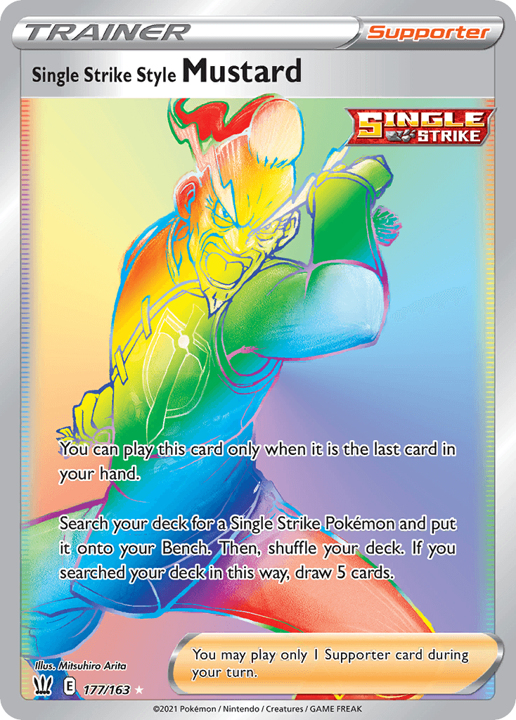 Single Strike Style Mustard: Battle Styles