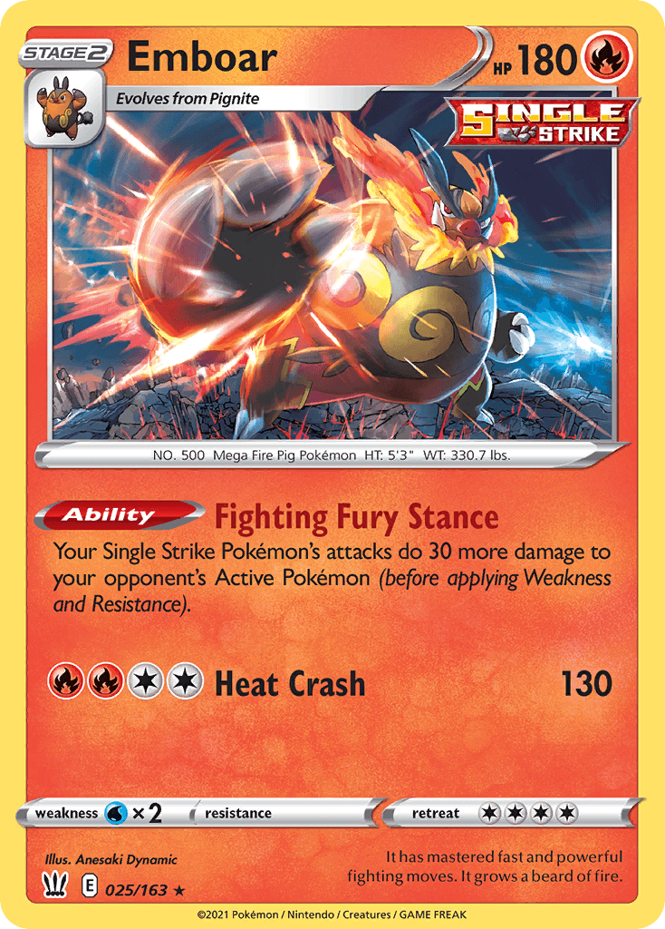 Emboar: Battle Styles
