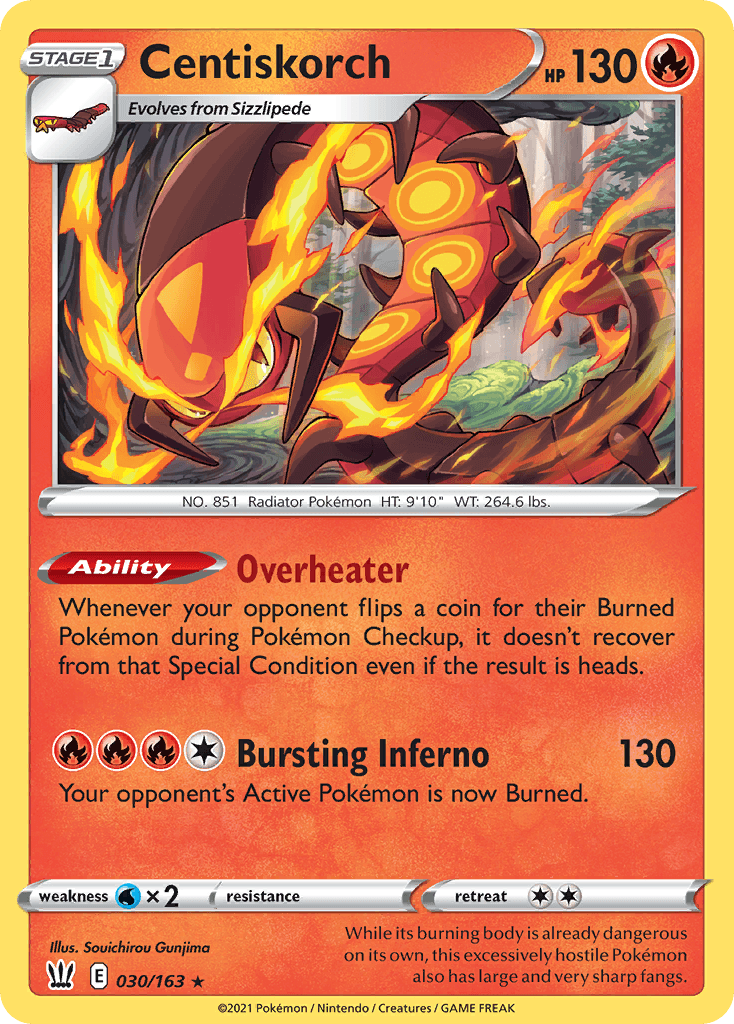 Centiskorch: Battle Styles