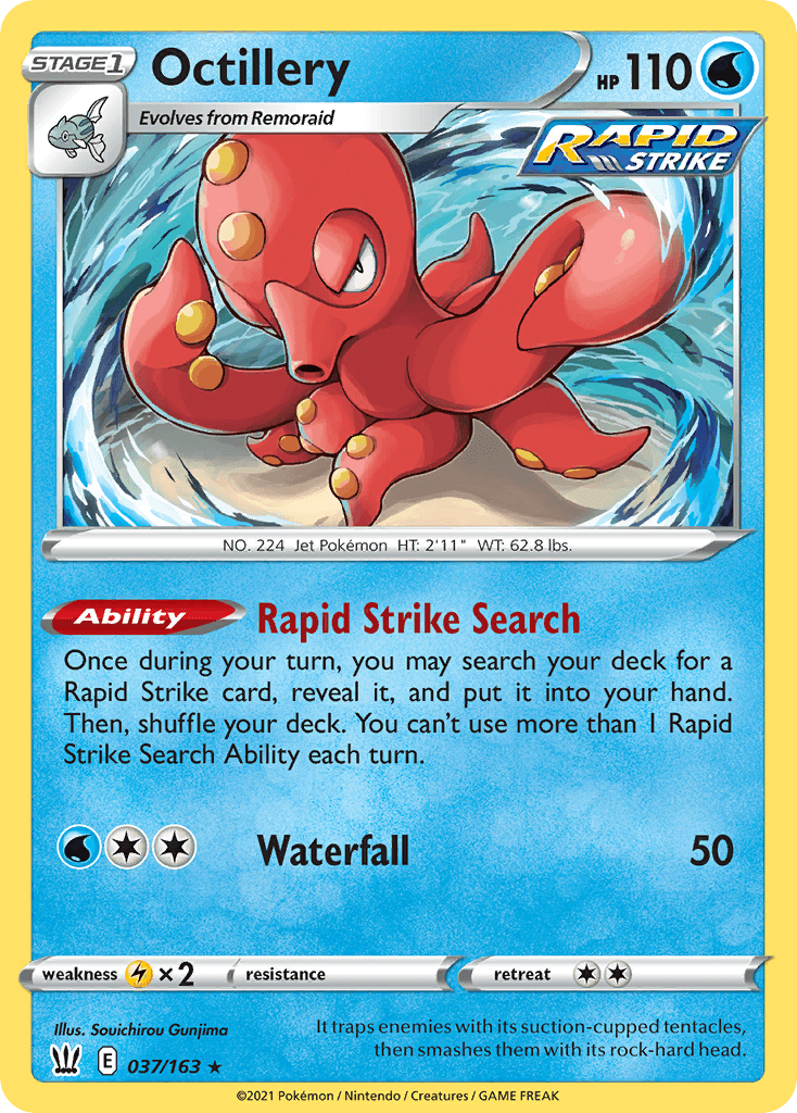 Octillery: Battle Styles