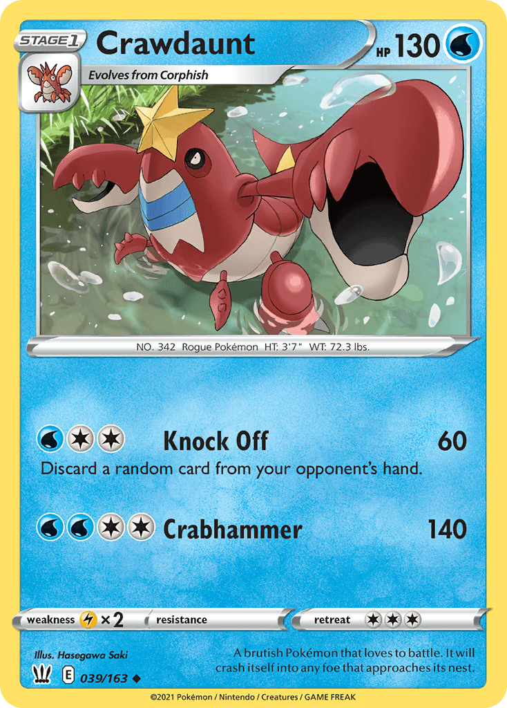Crawdaunt: Battle Styles