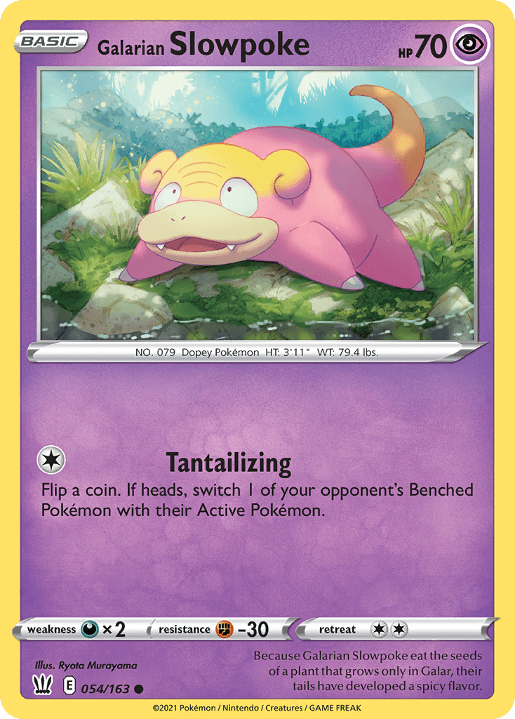 Galarian Slowpoke: Battle Styles