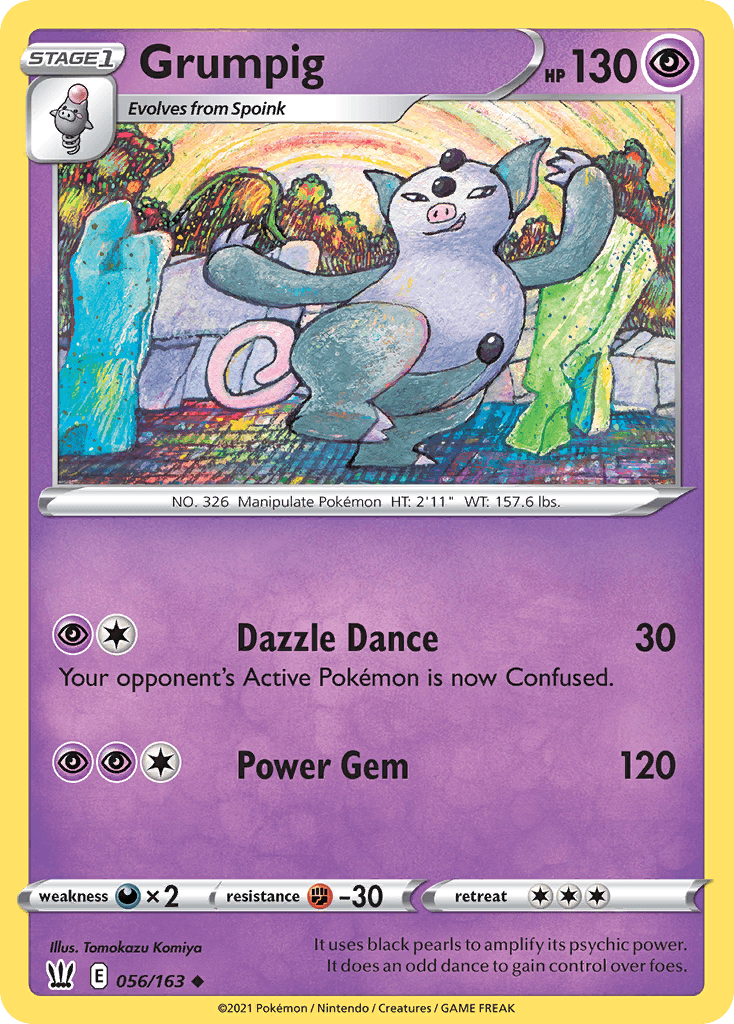 Grumpig: Battle Styles