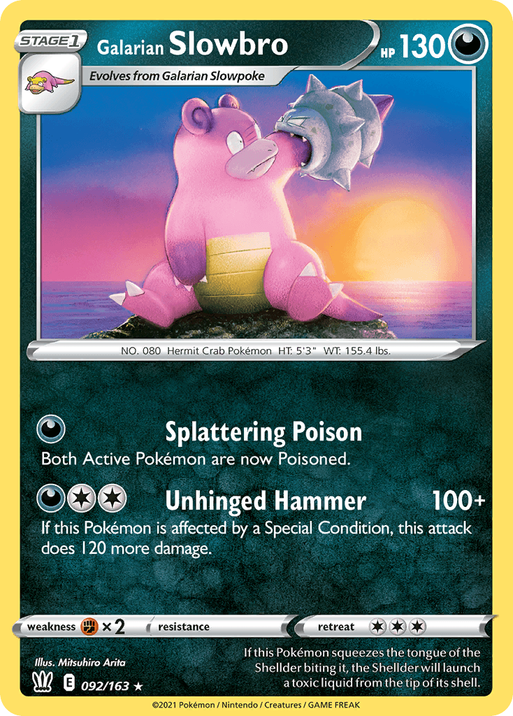 Galarian Slowbro: Battle Styles