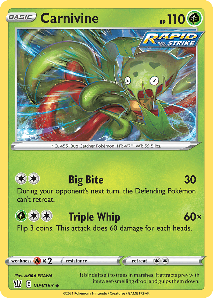 Carnivine: Battle Styles