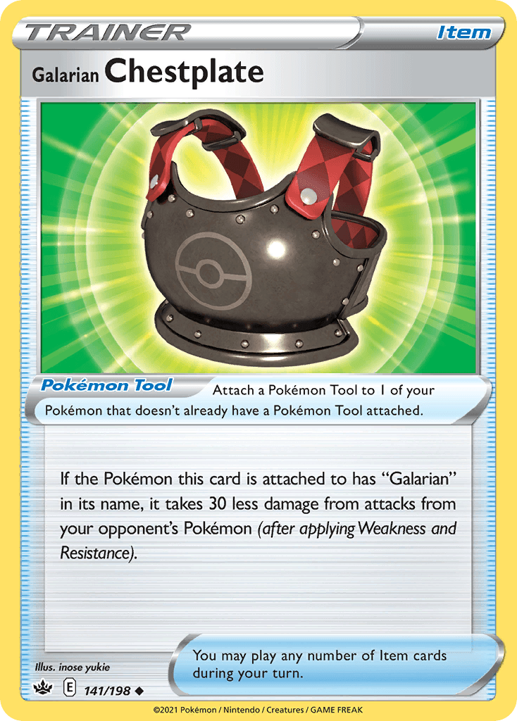Galarian Chestplate: Chilling Reign