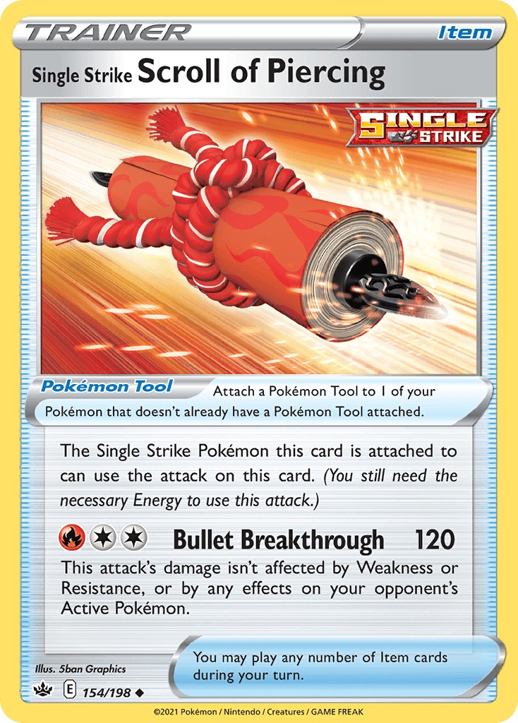 Single Strike Scroll of Piercing: Chilling Reign