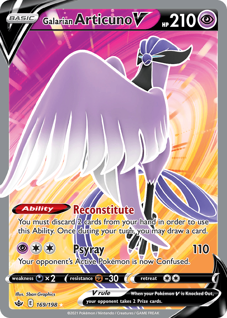 Galarian Articuno V: Chilling Reign