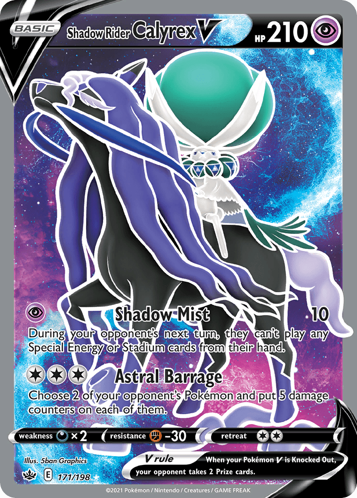 Shadow Rider Calyrex V: Chilling Reign