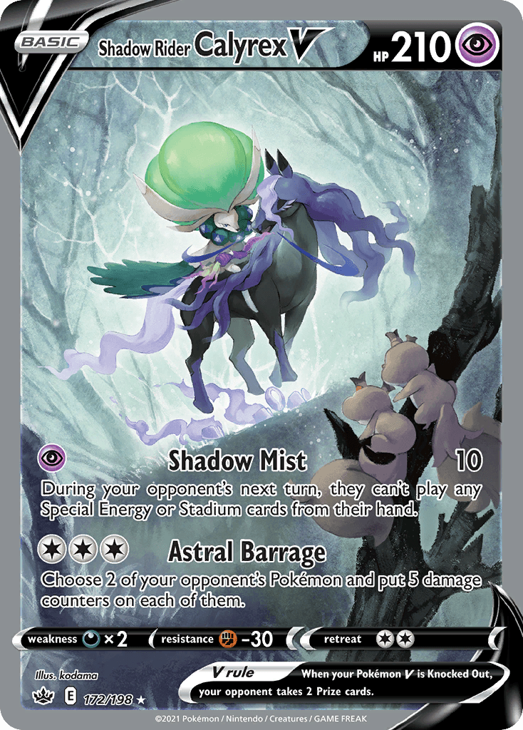 Shadow Rider Calyrex V: Chilling Reign