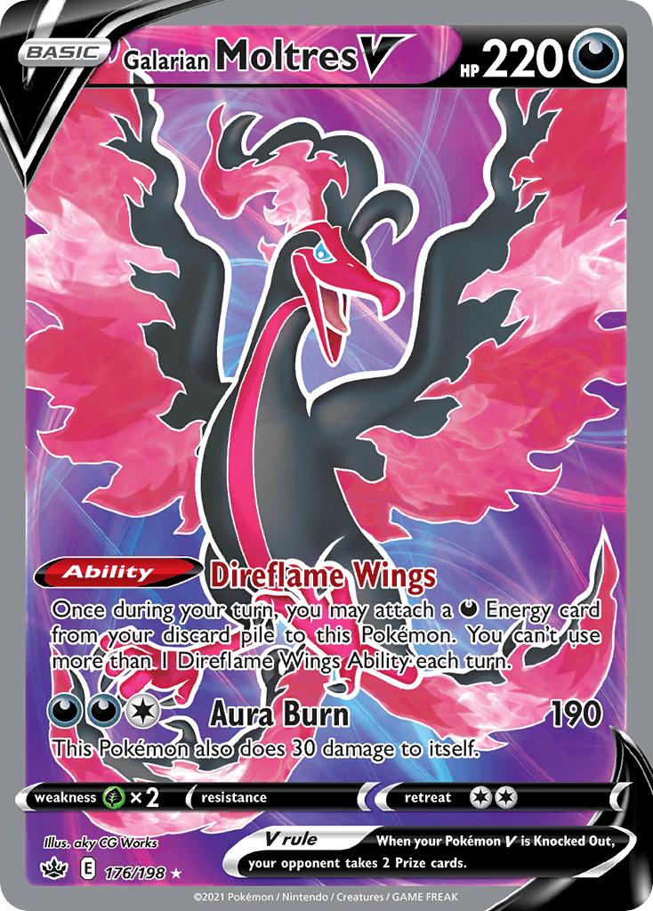 Galarian Moltres V: Chilling Reign